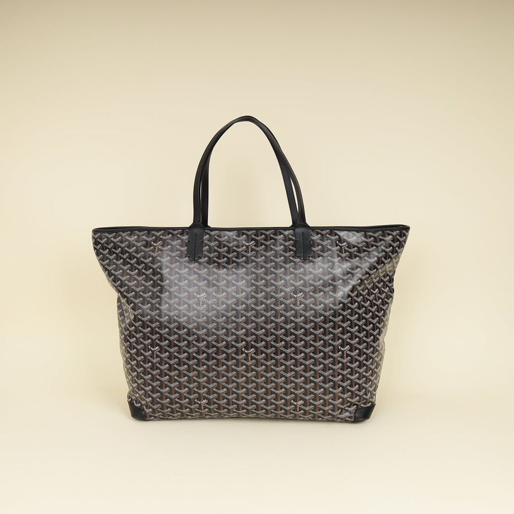 Goyard Black Goyardine Artois GM Bag
