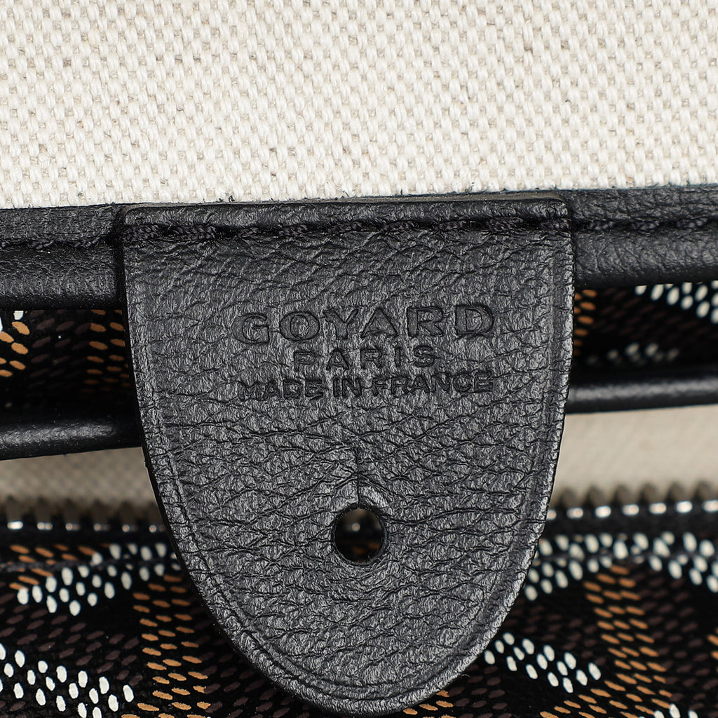 Goyard Black Goyardine Artois GM Bag