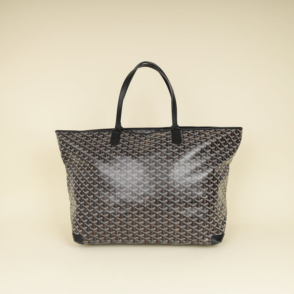 Goyard Black Goyardine Artois GM Bag
