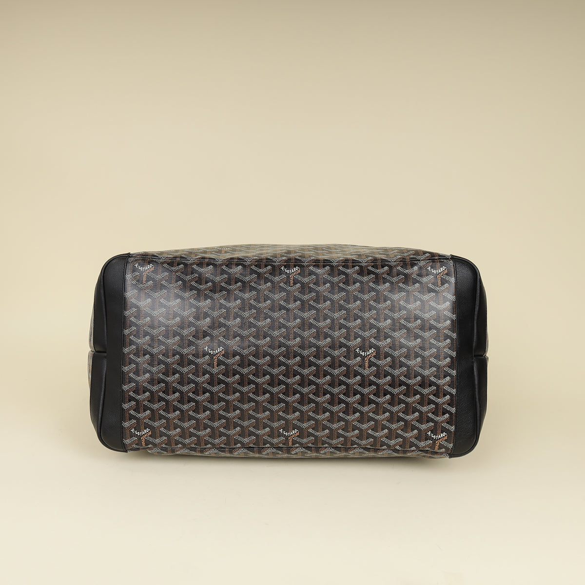 Goyard Black Goyardine Artois GM Bag