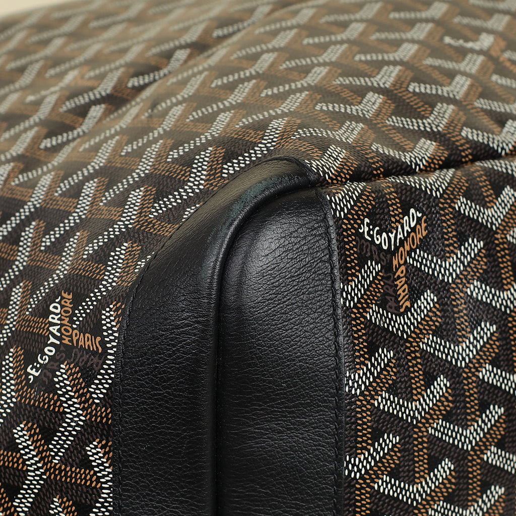 Goyard Black Goyardine Artois GM Bag