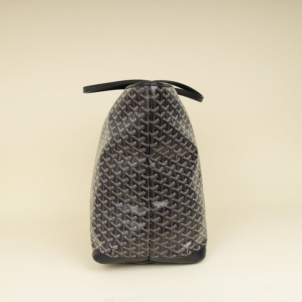 Goyard Black Goyardine Artois GM Bag