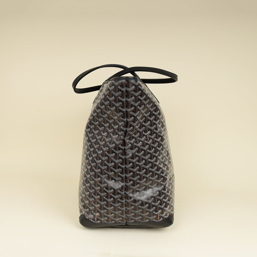 Goyard Black Goyardine Artois GM Bag