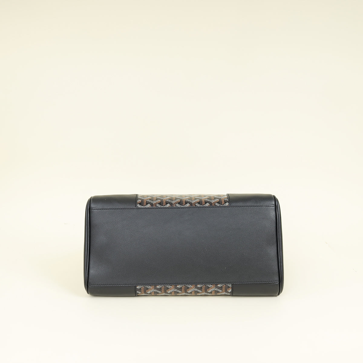 Goyard Black Goyardine Cabas Saigon MM Tote Bag
