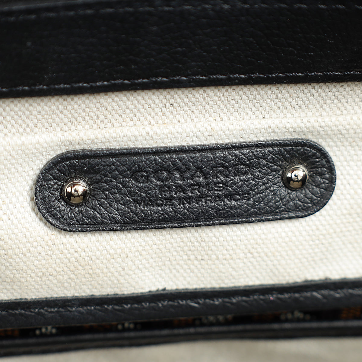 Goyard Black Goyardine Cabas Saigon MM Tote Bag