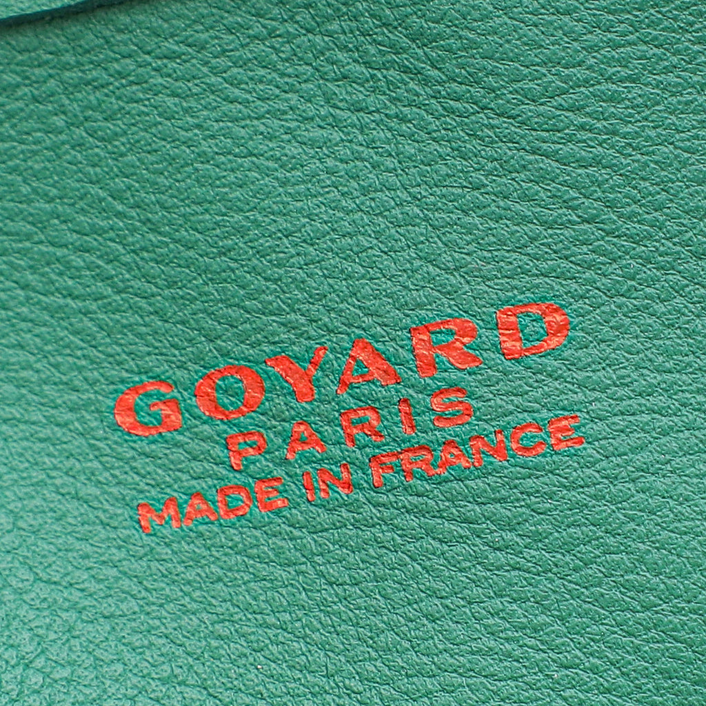 Goyard Green Goyardine Anjou Mini Reversible Bag