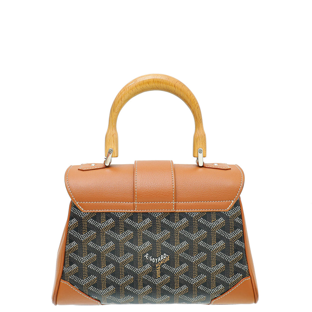 Goyard Brown Souple Mini Saigon Bag