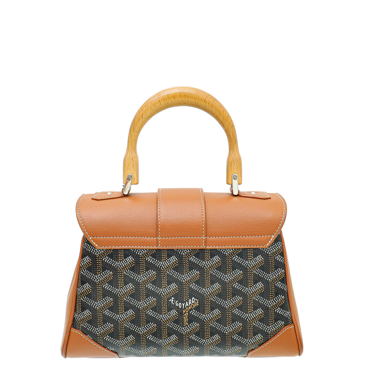 Goyard Brown Souple Mini Saigon Bag