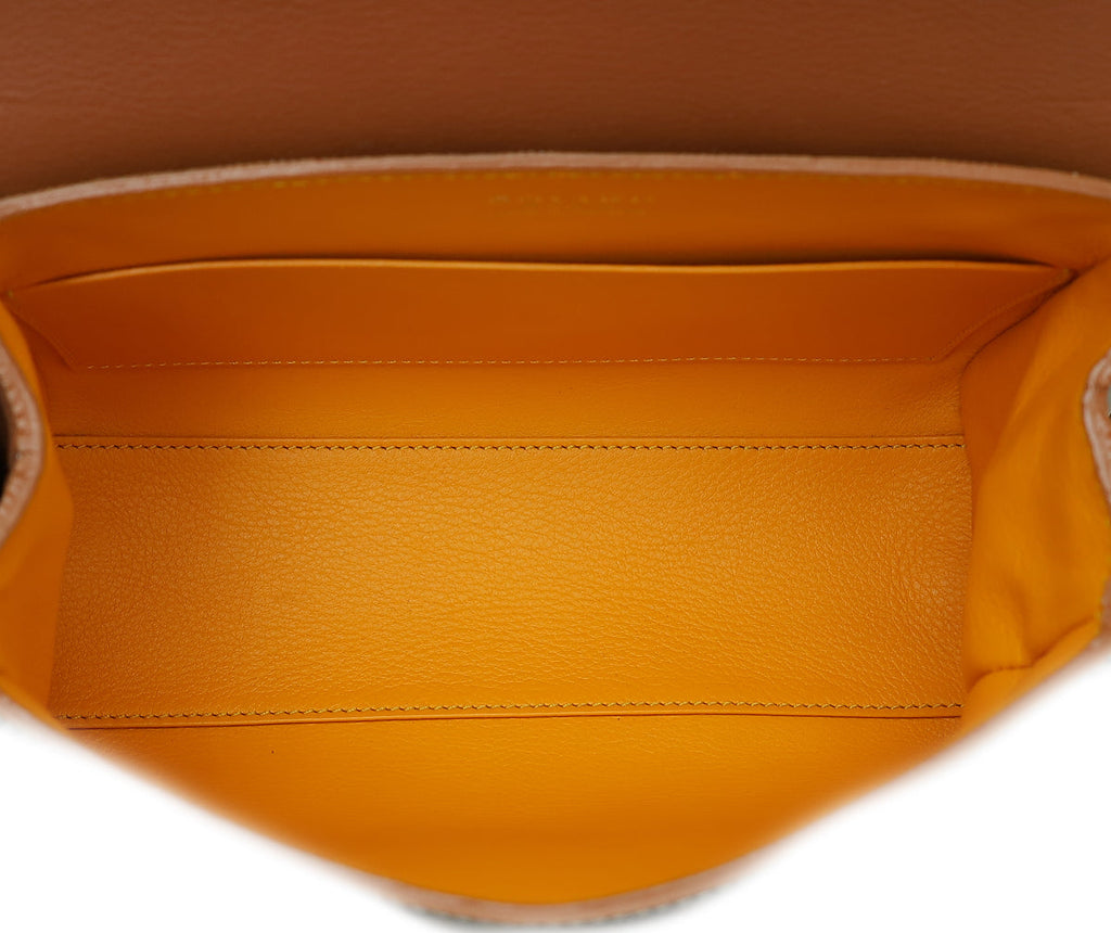 Goyard Brown Souple Mini Saigon Bag