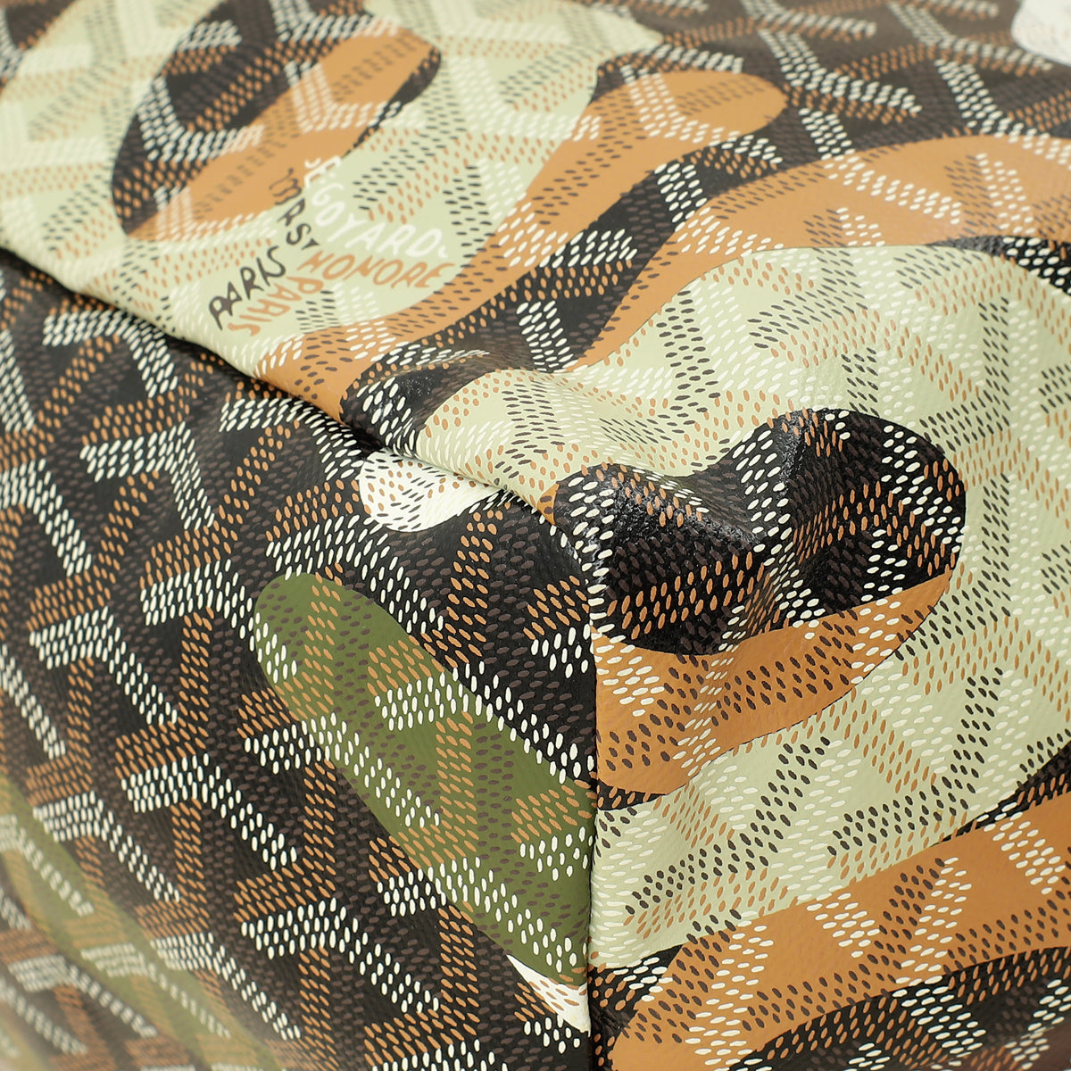 Goyard Black Multicolor Ltd. Ed. Lettres Camouflage Saint Louis PM Bag