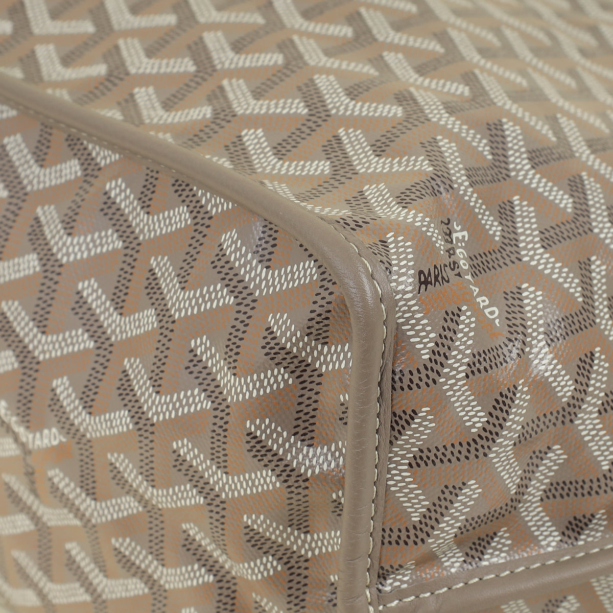 Goyard Bicolor Limited Edition Goyardine Anjou Punny Embroidered PM Bag