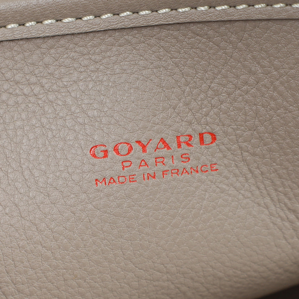 Goyard Bicolor Limited Edition Goyardine Anjou Punny Embroidered PM Bag
