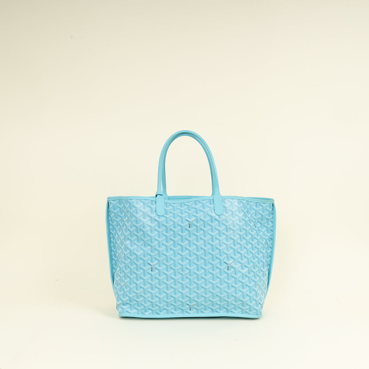 Goyard Turquoise Limited Edition Embroidered Seahorse Anjou PM Bag