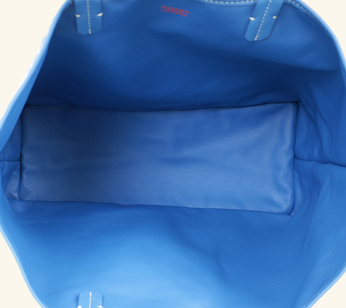 Goyard Blue Goyardine Anjou Reversible PM Bag