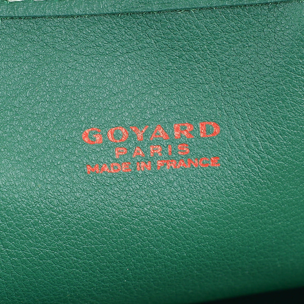 Goyard Green Goyardine Mini Anjou Reversible Bag