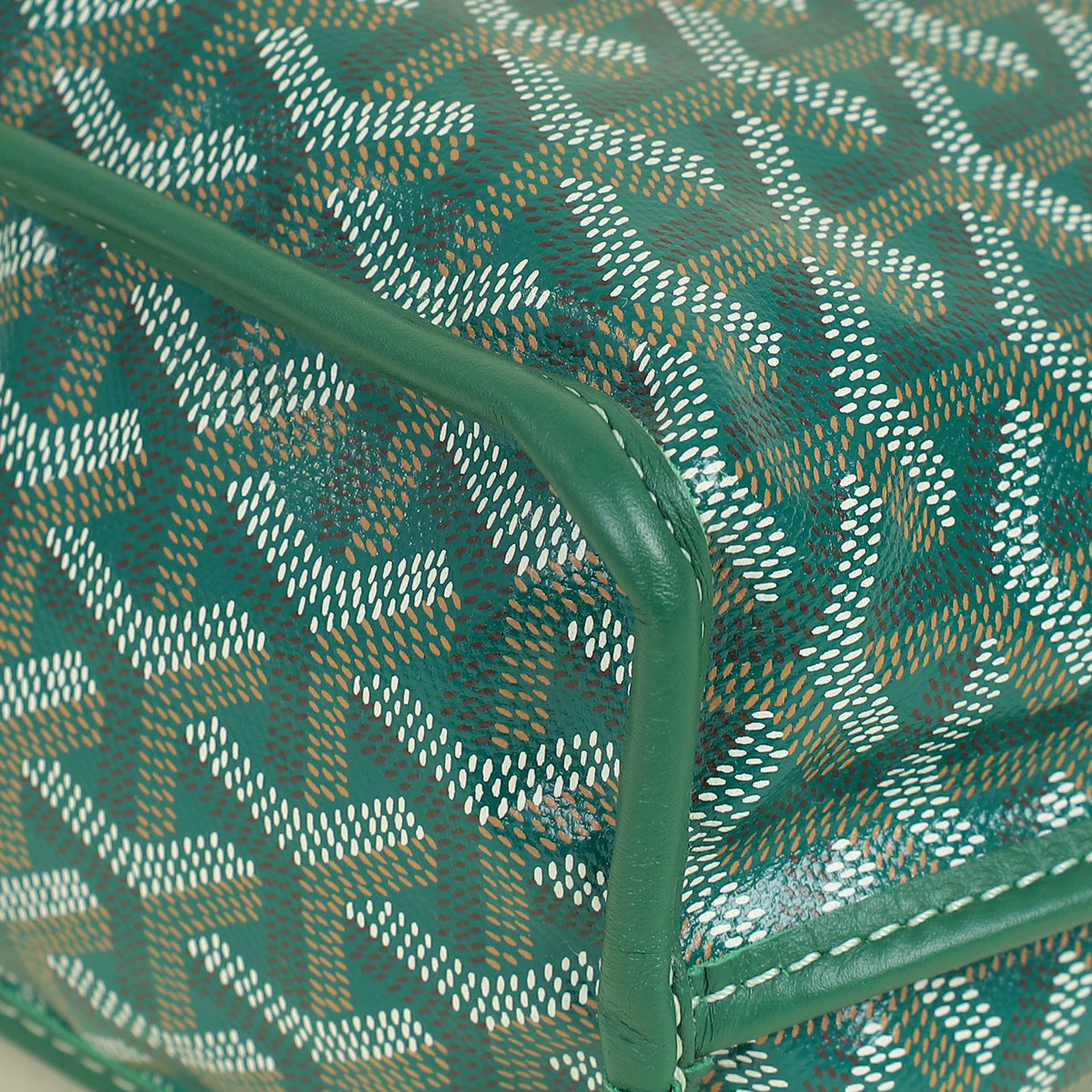 Goyard Green Goyardine Mini Anjou Reversible Bag