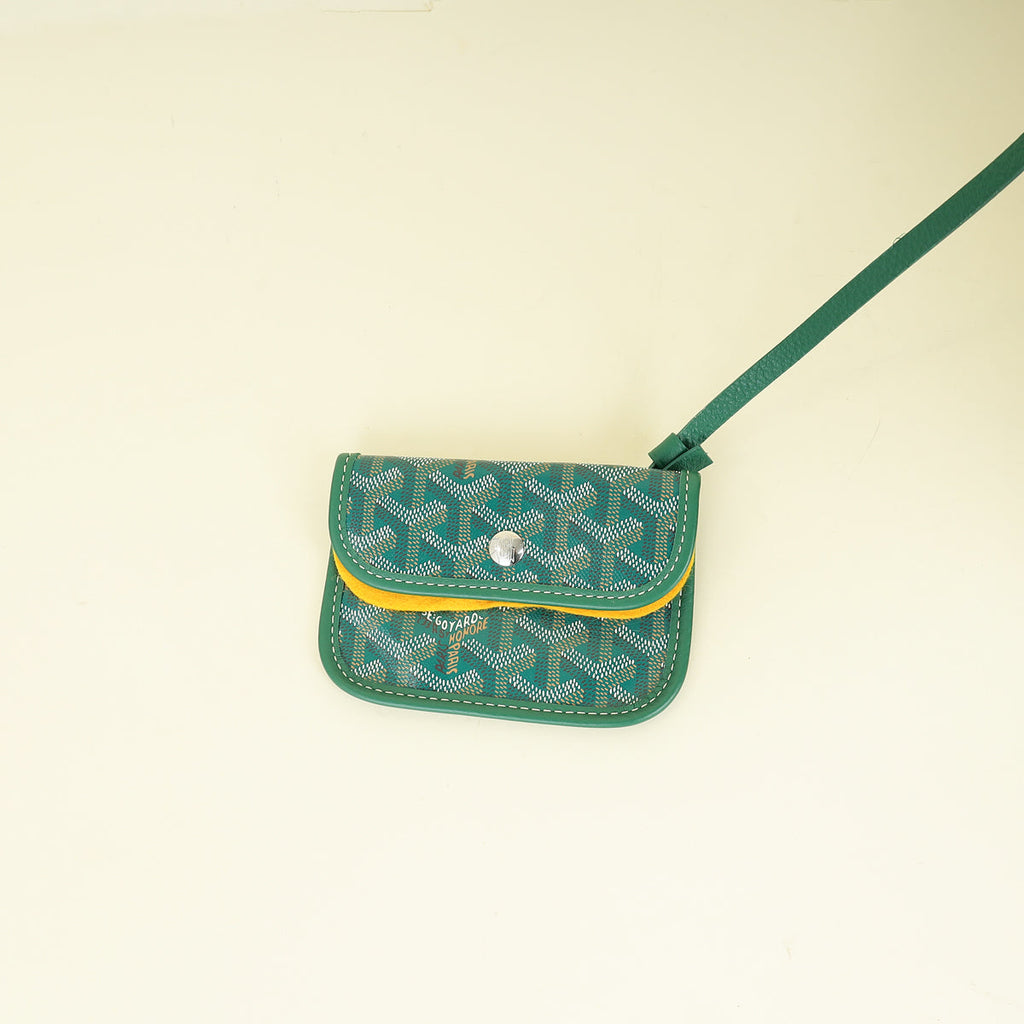 Goyard Green Goyardine Mini Anjou Reversible Bag