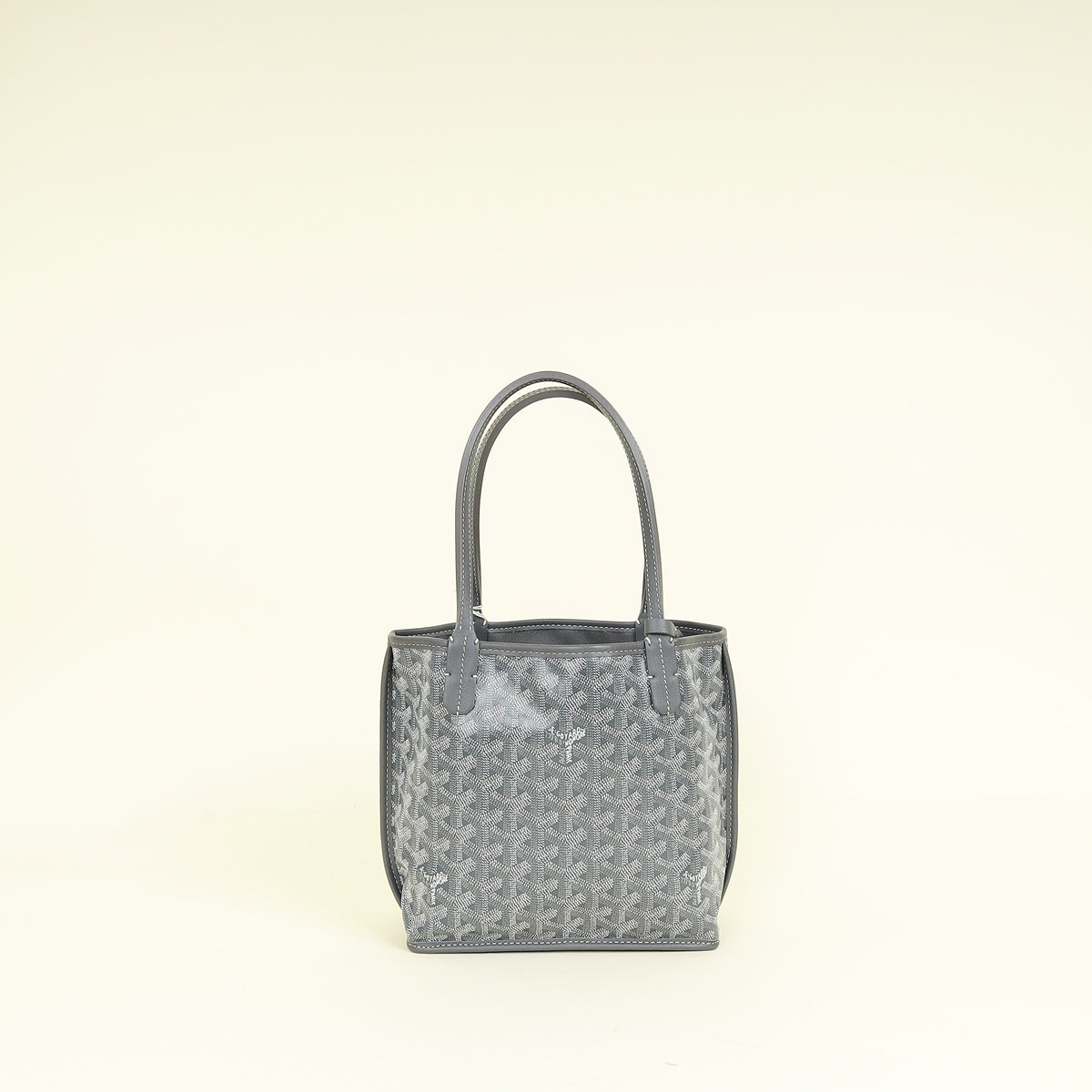 Goyard Grey Goyardine Mini Anjou Reversible Bag