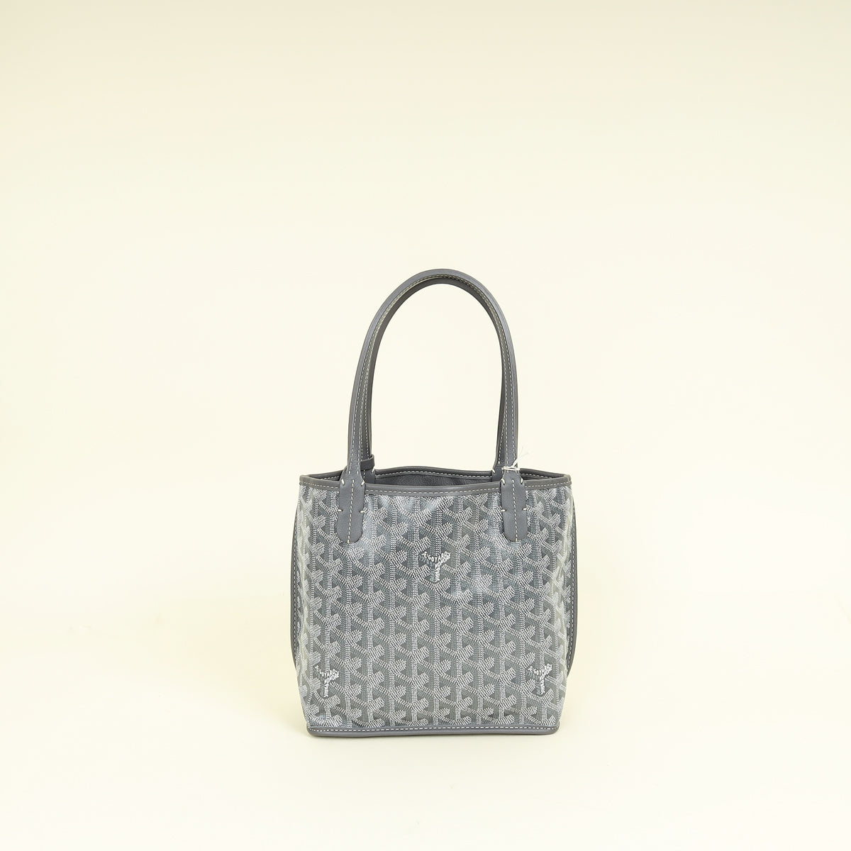 Goyard Grey Goyardine Mini Anjou Reversible Bag