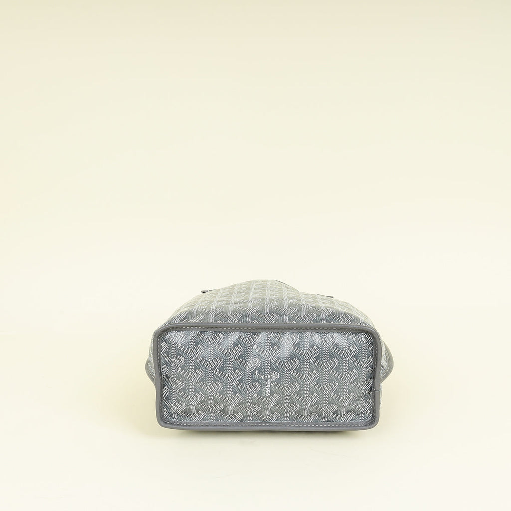 Goyard Grey Goyardine Mini Anjou Reversible Bag