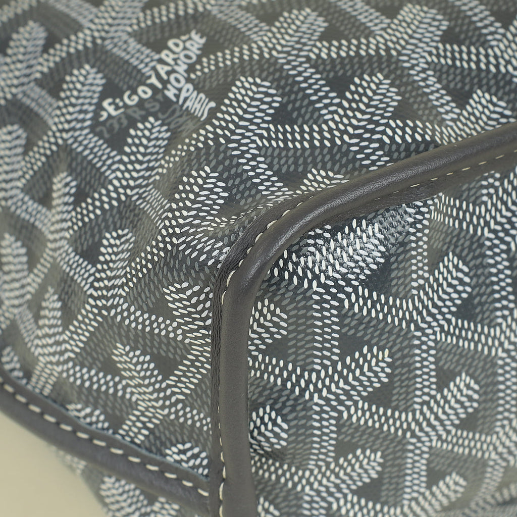 Goyard Grey Goyardine Mini Anjou Reversible Bag