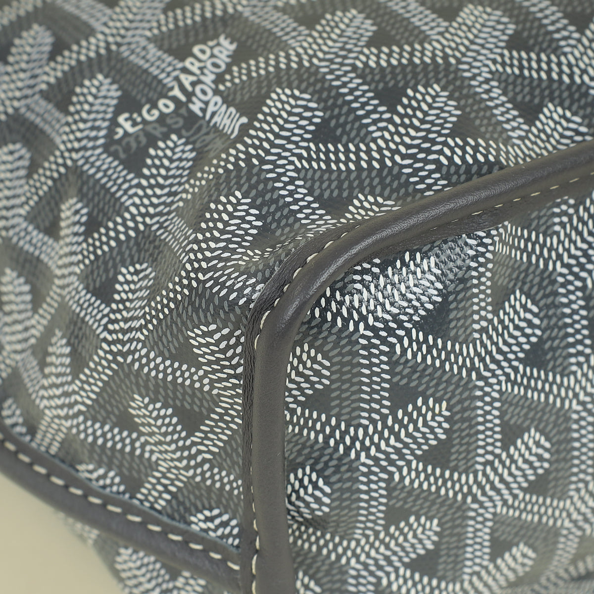 Goyard Grey Goyardine Mini Anjou Reversible Bag