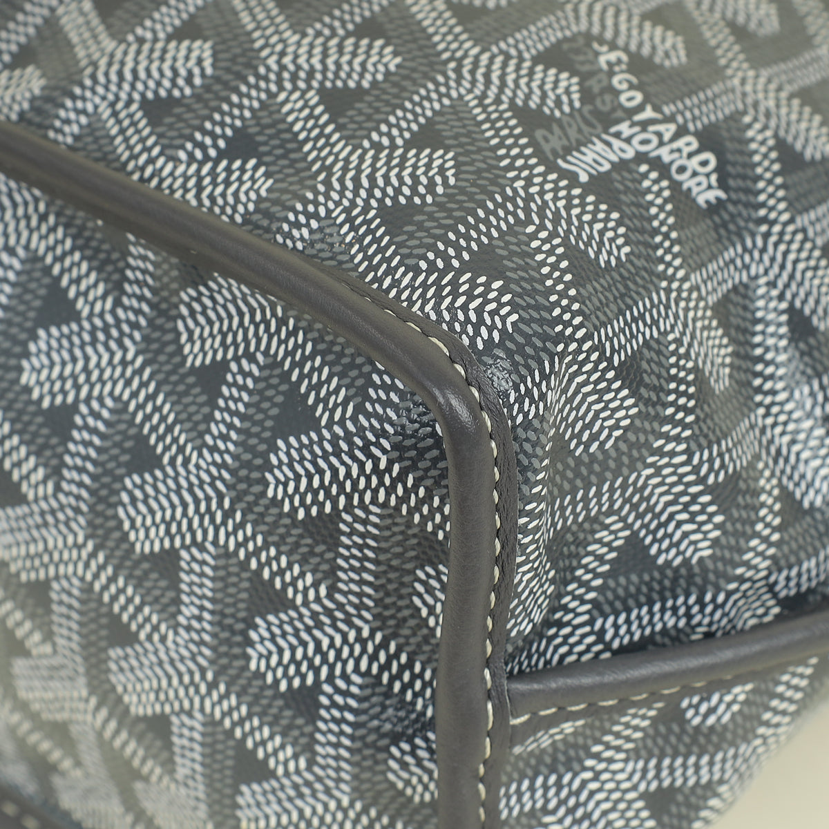 Goyard Grey Goyardine Mini Anjou Reversible Bag