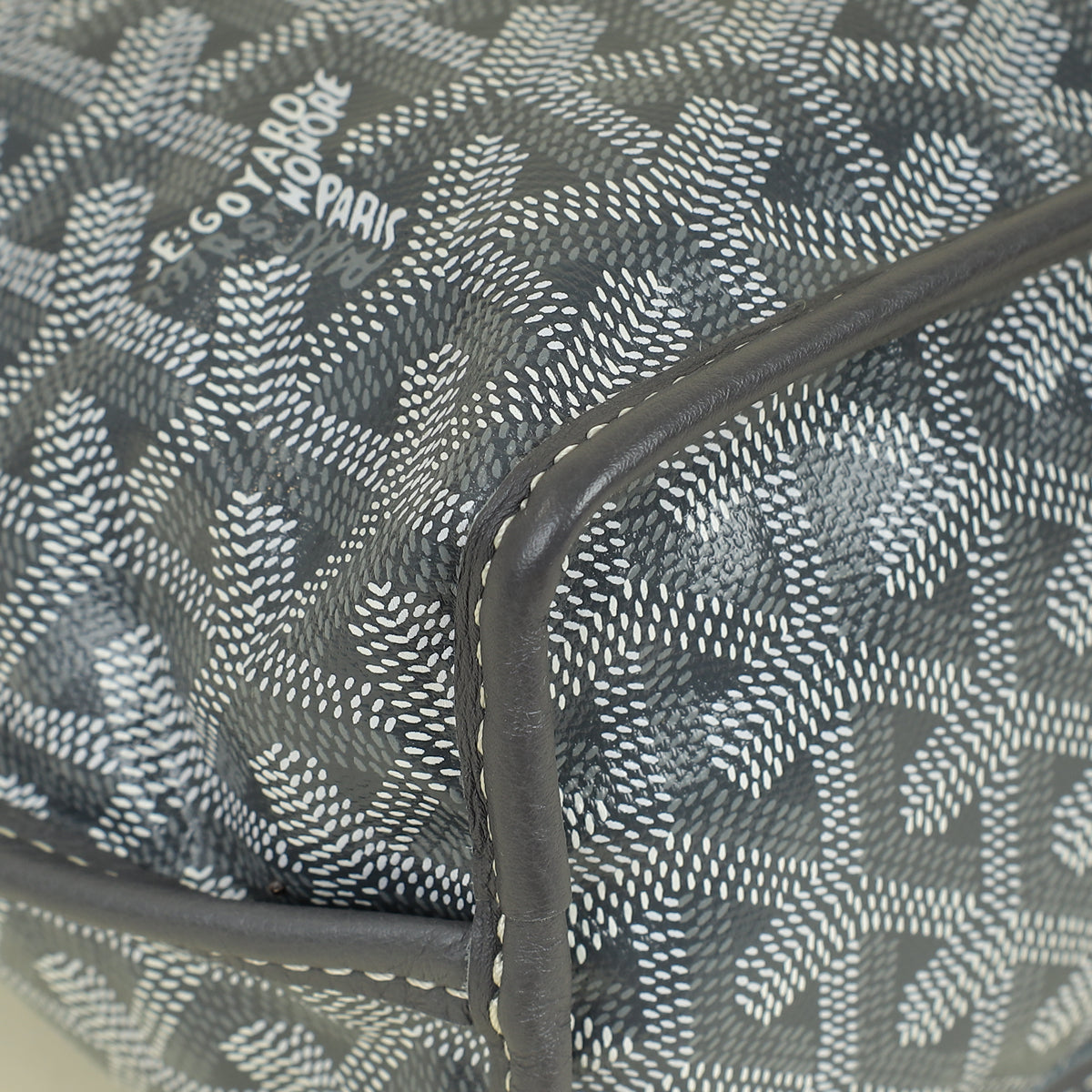 Goyard Grey Goyardine Mini Anjou Reversible Bag