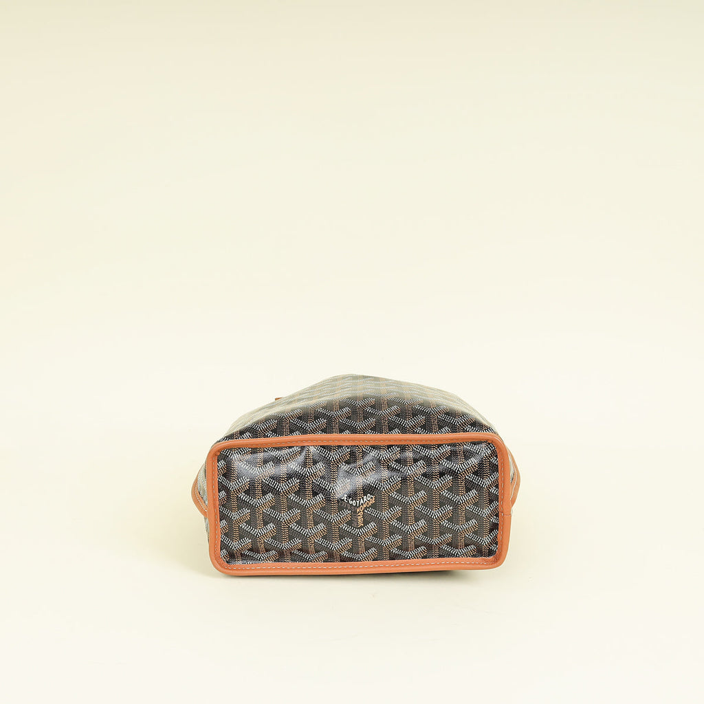 Goyard Bicolor Goyardine Mini Anjou Reversible Bag