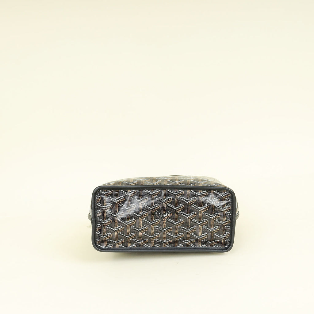 Goyard Black Goyardine Mini Anjou Reversible Bag