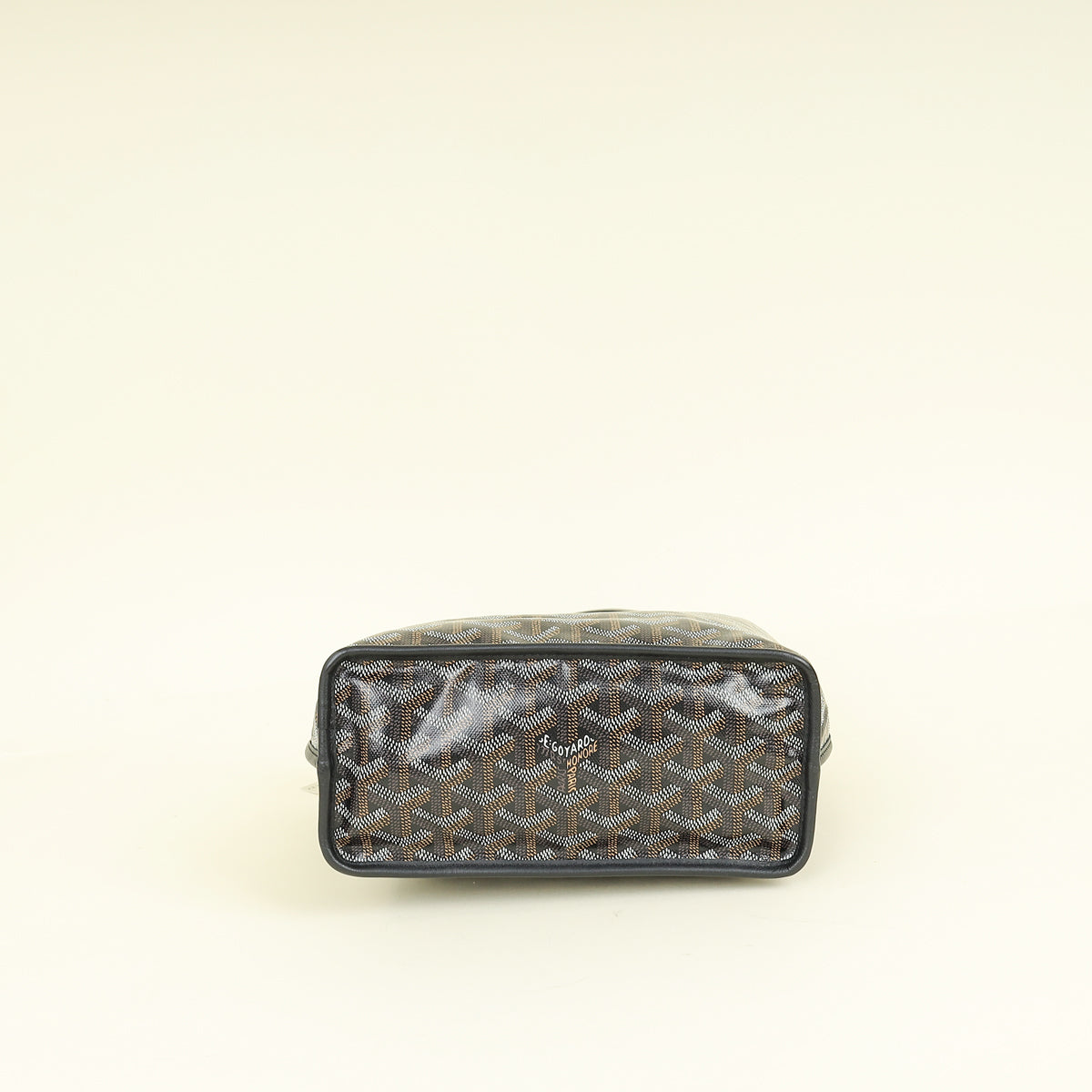 Goyard Black Goyardine Mini Anjou Reversible Bag