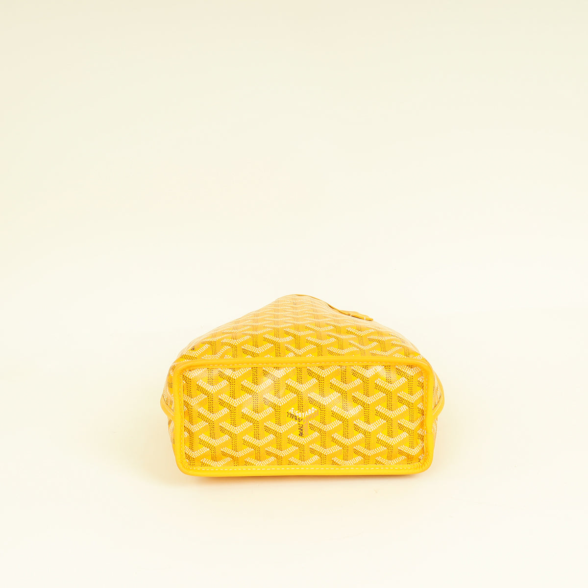 Goyard Yellow Goyardine Mini Anjou Reversible Bag