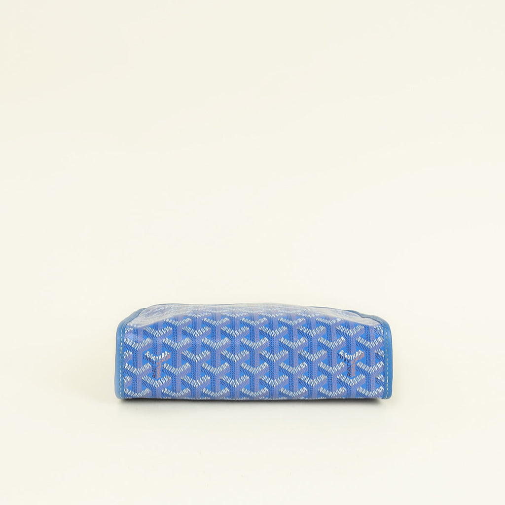 Goyard Blue Goyardine Jouvence MM Pouch