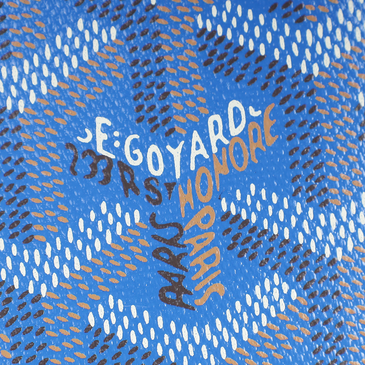 Goyard Blue Goyardine Jouvence MM Pouch
