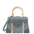 Goyard Grey Goyardine Saigon Mini Structure Bag