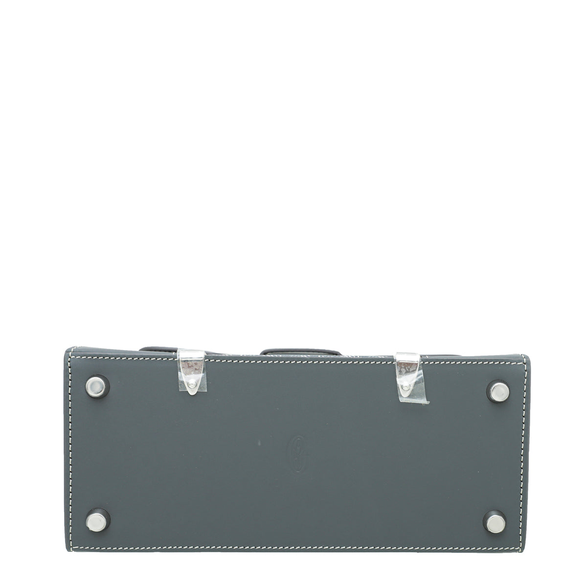 Goyard Grey Goyardine Saigon Mini Structure Bag