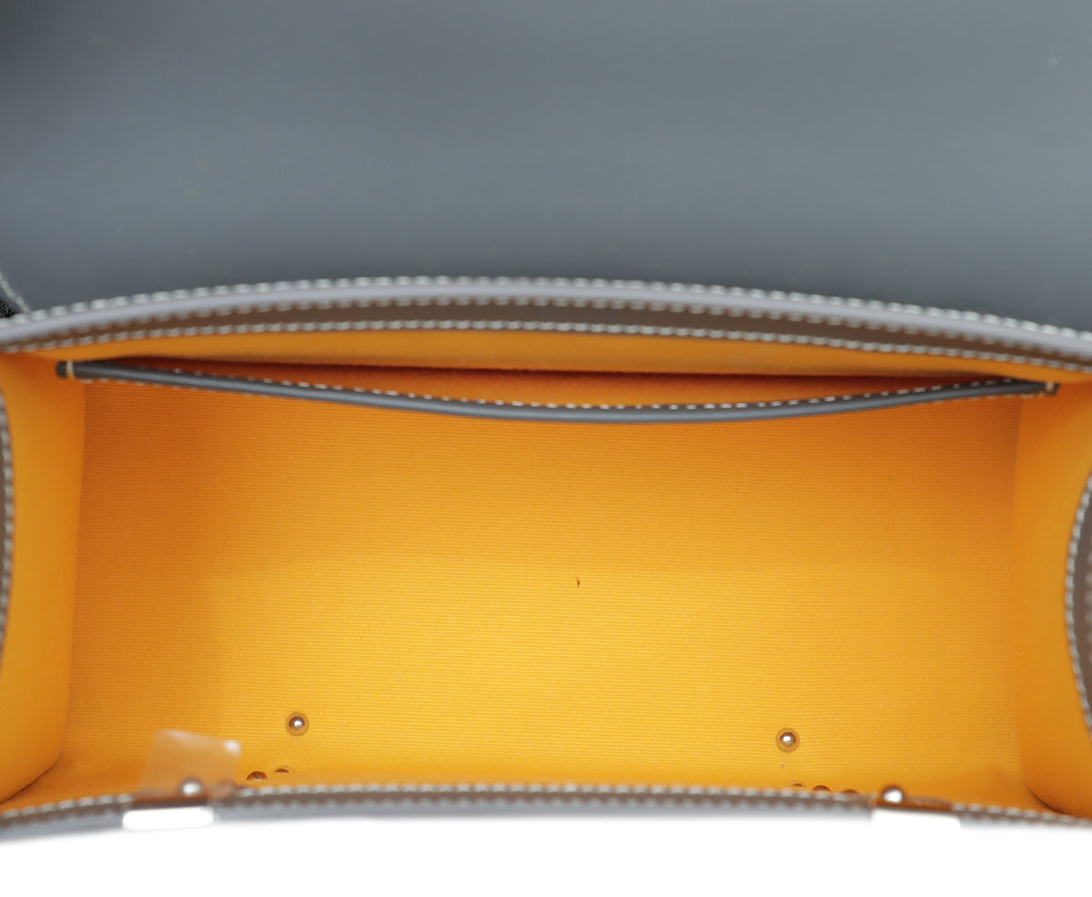 Goyard Grey Goyardine Saigon Mini Structure Bag