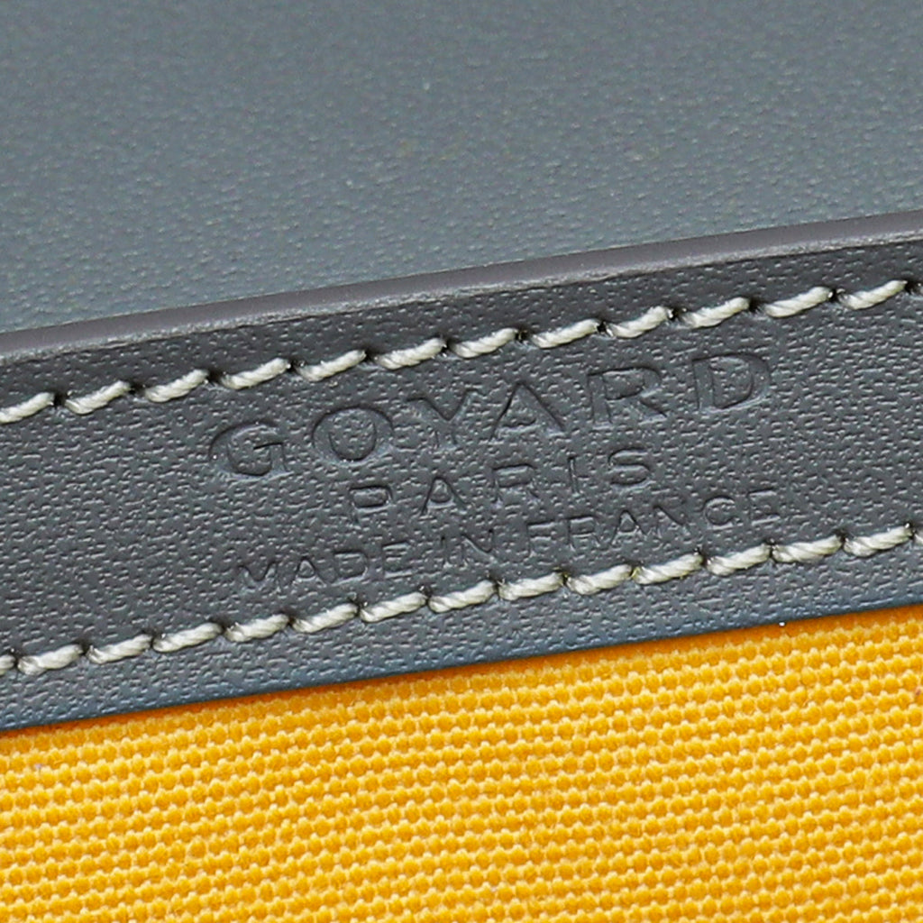 Goyard Grey Goyardine Saigon Mini Structure Bag