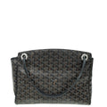 Goyard Black Goyardine Rouette Souple Tote Bag
