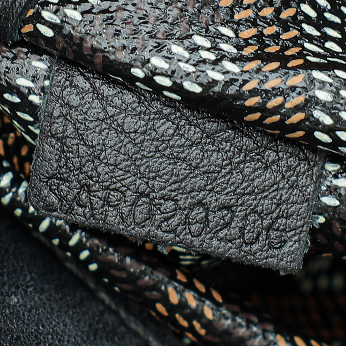 Goyard Black Goyardine Rouette Souple Tote Bag