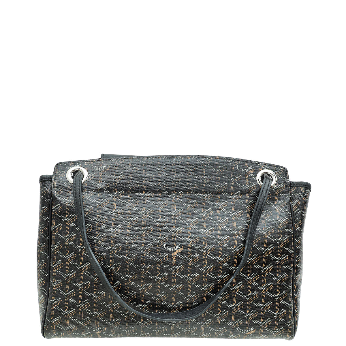 Goyard Black Goyardine Rouette Souple Tote Bag