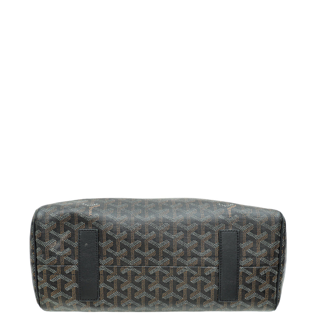 Goyard Black Goyardine Rouette Souple Tote Bag
