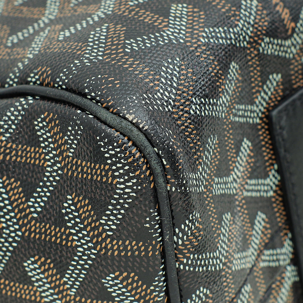Goyard Black Goyardine Rouette Souple Tote Bag