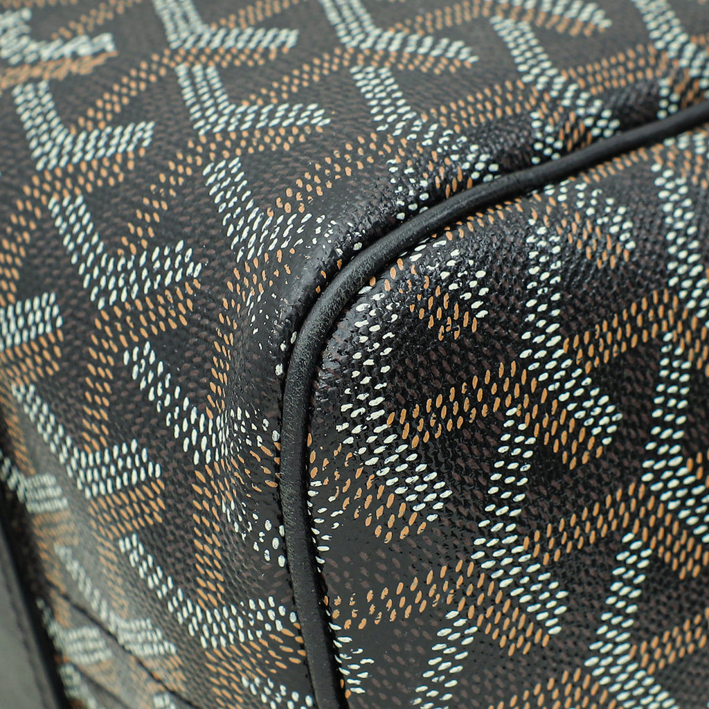 Goyard Black Goyardine Rouette Souple Tote Bag
