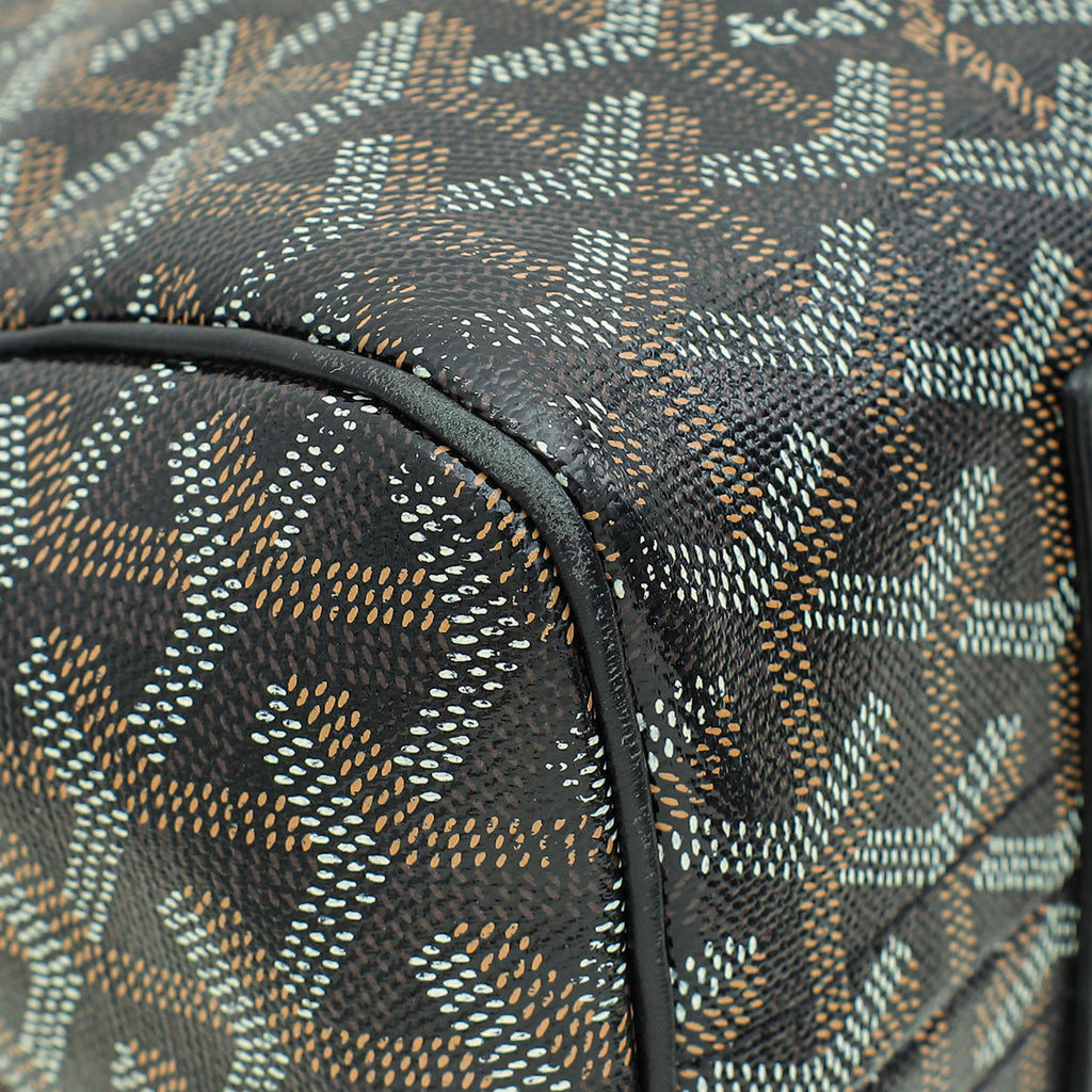 Goyard Black Goyardine Rouette Souple Tote Bag