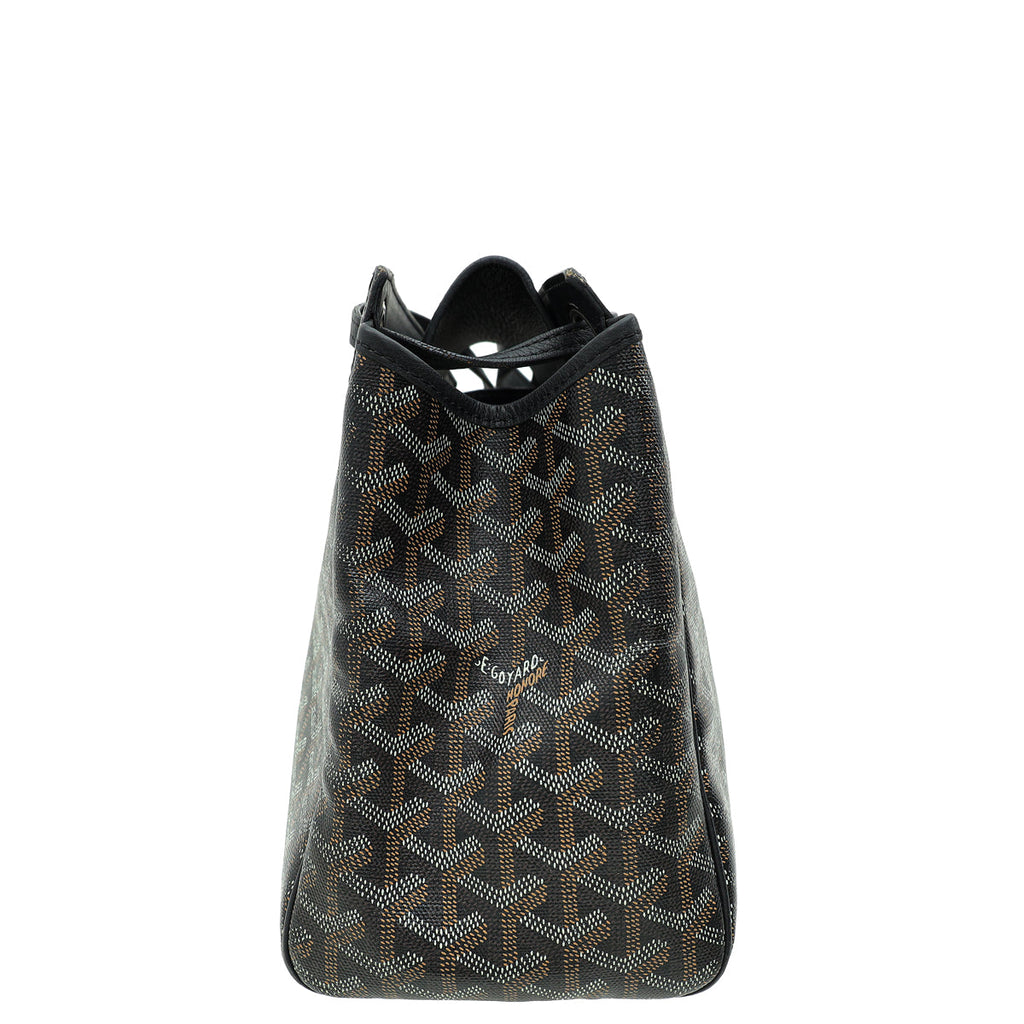Goyard Black Goyardine Rouette Souple Tote Bag