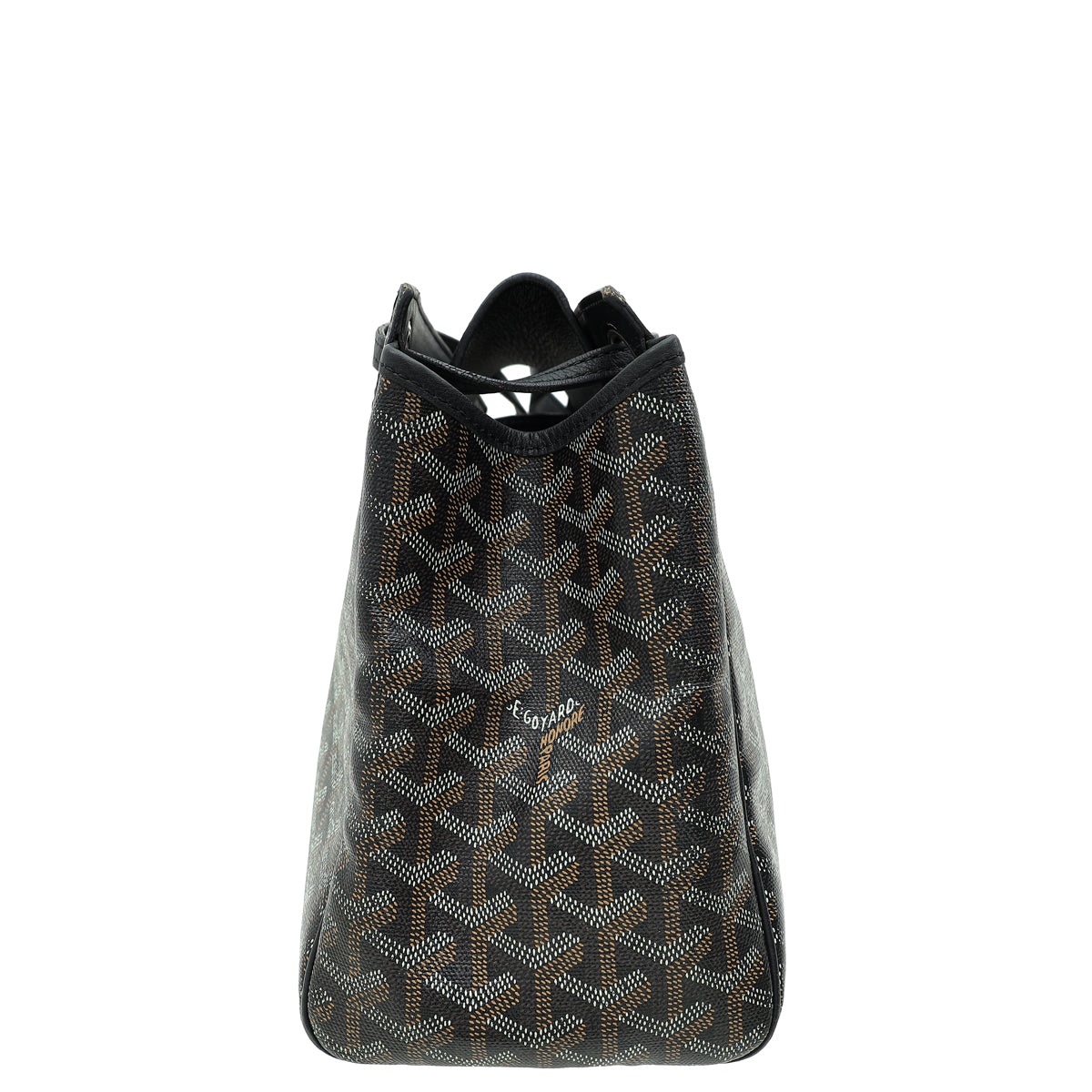Goyard Black Goyardine Rouette Souple Tote Bag