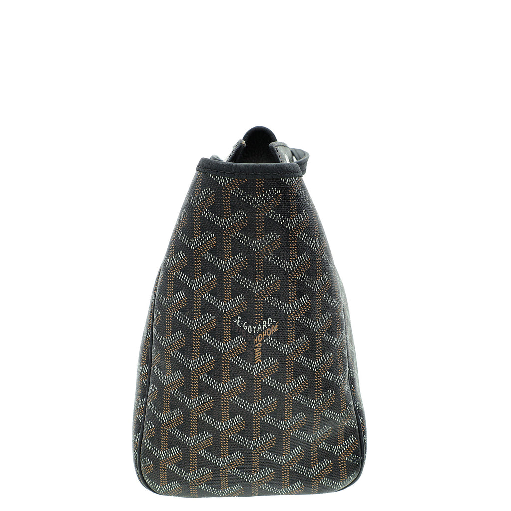Goyard Black Goyardine Rouette Souple Tote Bag