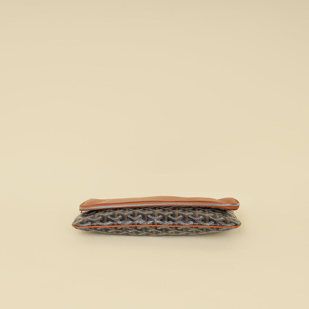Goyard Brown Sainte Marie Soft Clutch