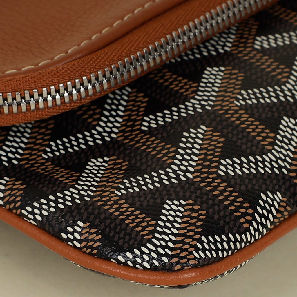 Goyard Brown Sainte Marie Soft Clutch